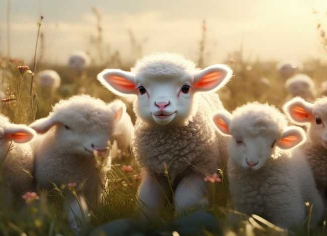 讲小羊的故事，讲一个小羊的故事