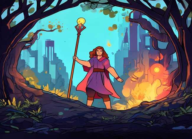 神话故事连环画4幅图片简单，神话故事连环画4幅图片简单可打印