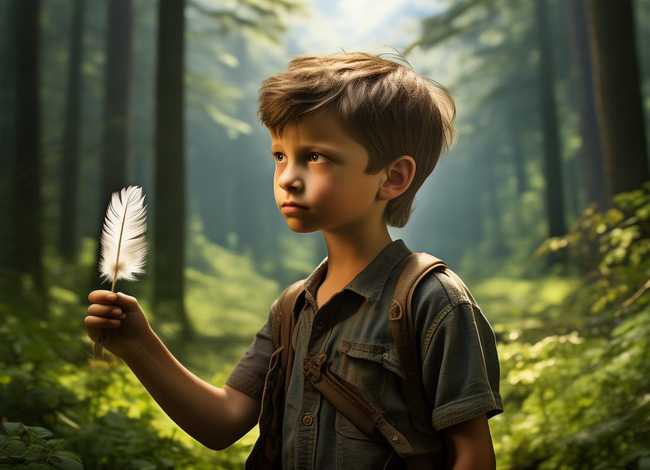 儿童故事简介50字 - 儿童简短故事鸡毛信50字