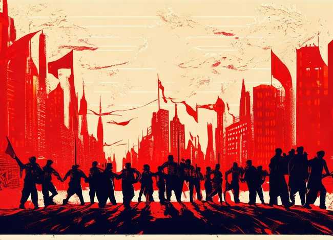 红色革命故事绘画，红色革命故事绘画图片大全简单