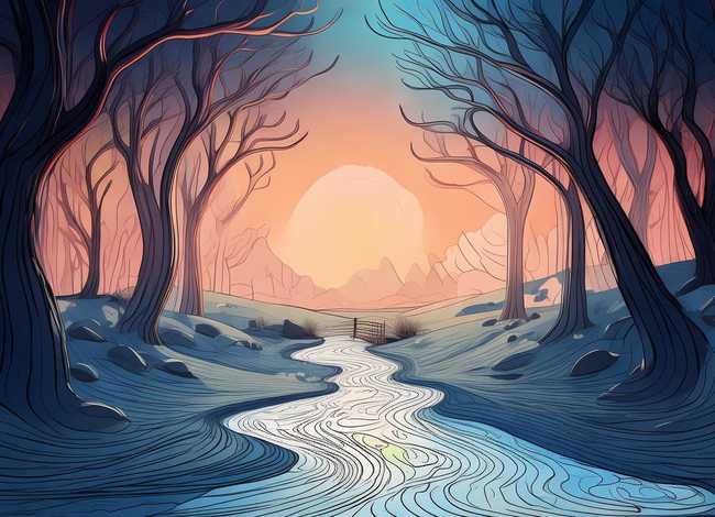 线条画故事 线条画故事简单