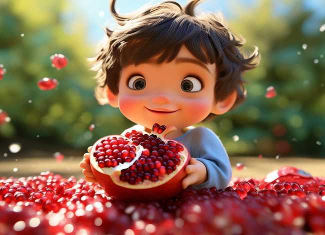 关于石榴的绘本故事；关于石榴的绘本故事简短