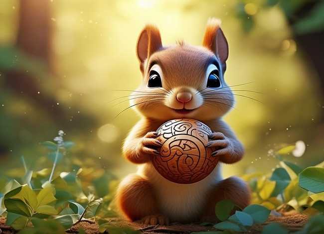 二年级小松鼠的故事，松鼠的小球故事二年级