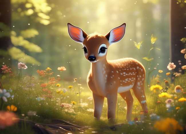 感动的小鹿儿童故事；小鹿的故事读后感