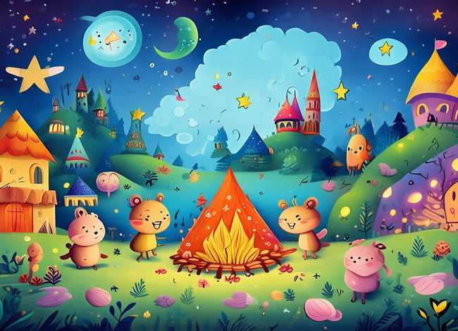 宝宝睡前故事书彩图，宝宝睡前故事书彩图图片