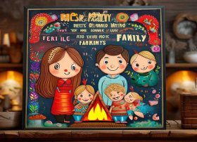 亲情小故事手抄报 - 亲情小故事手抄报模板