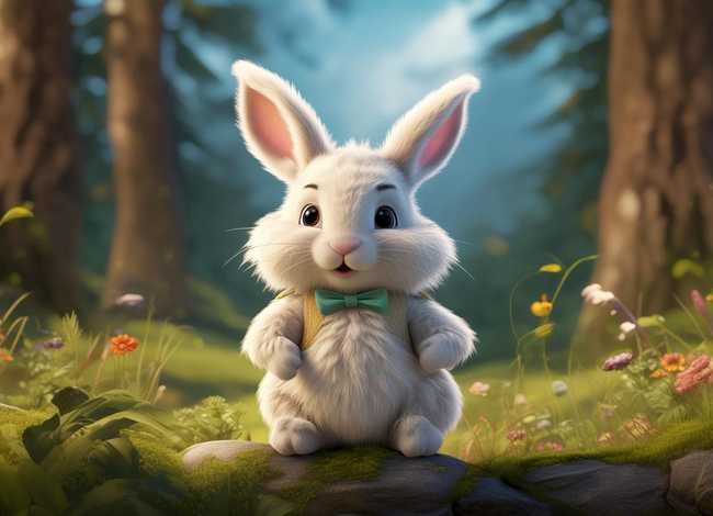 儿童故事 懂礼貌的小兔（懂礼貌的小兔故事图片 绘本）