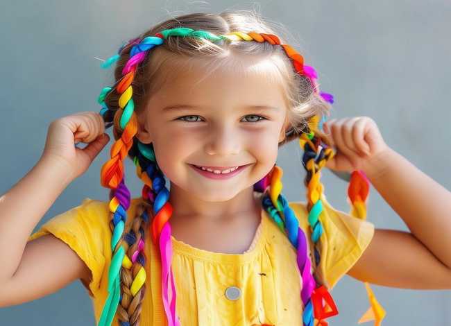 小朋友发带编发、小朋友发带编发型的说说