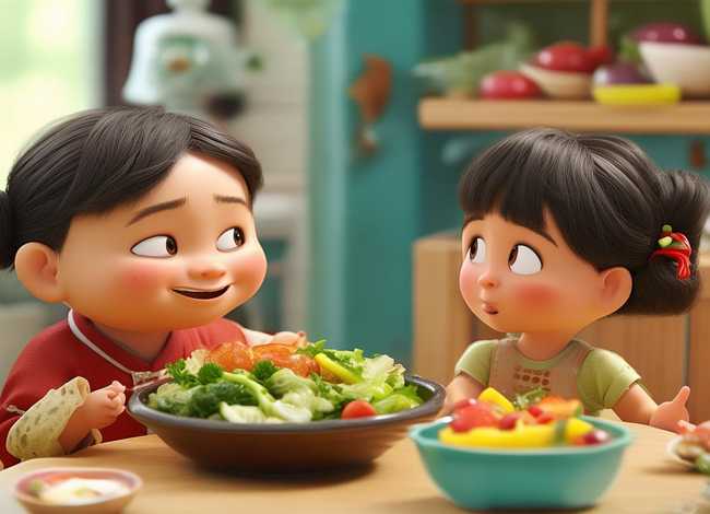 儿童故事挑食的小哪吒、幼儿故事挑食的小姑娘