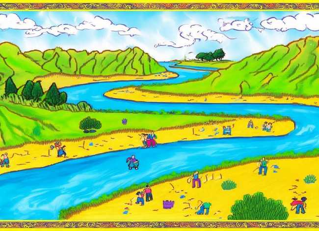 幼儿黄河故事 - 幼儿园黄河故事手抄报