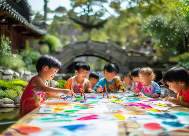 儿童水墨画启蒙故事 幼儿园水墨画课程故事