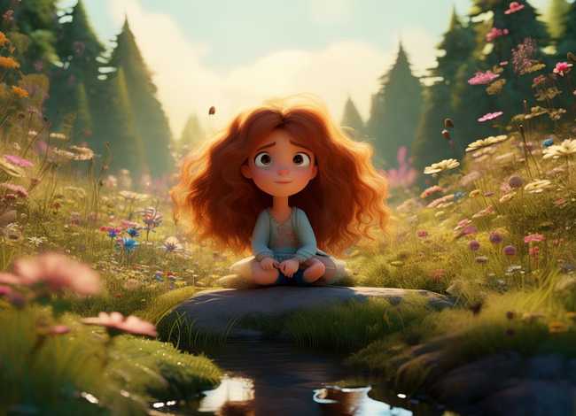 小女孩儿故事背景，小女孩儿故事背景视频