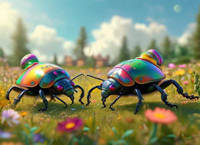 儿童故事两只屎壳郎，两只屎壳郎的故事告诉我们