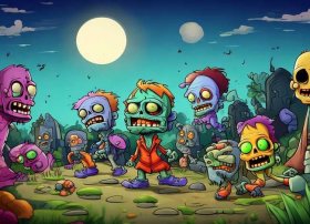 僵尸儿童动画片 - 幼儿僵尸动画片