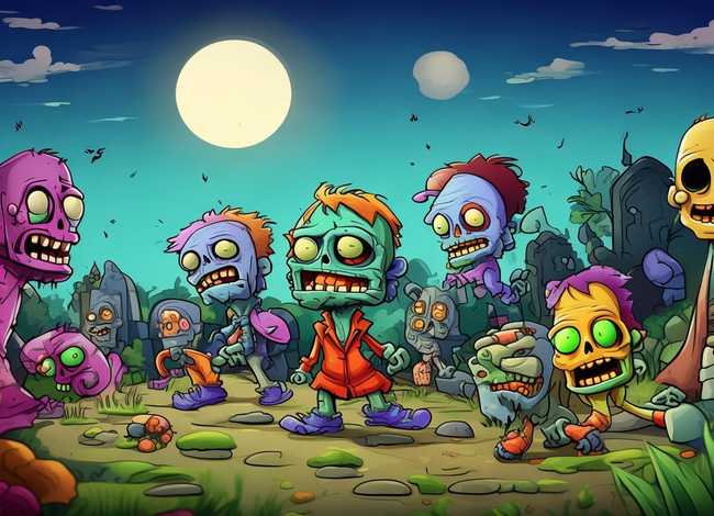 僵尸儿童动画片 - 幼儿僵尸动画片