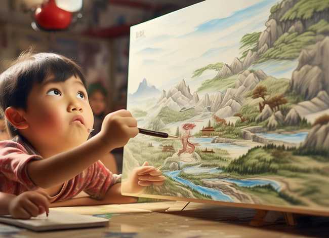 画龙点睛成语故事儿童版绘画（成语故事画龙点睛文字版）