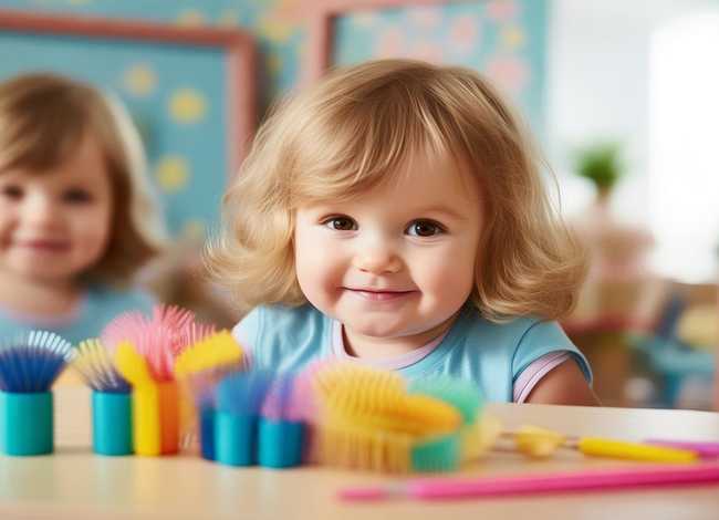 梳头发儿童教程简单好看；梳头发儿童教程简单好看图片