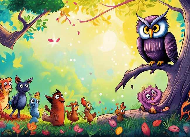 寓言故事儿童画教程；寓言故事画法