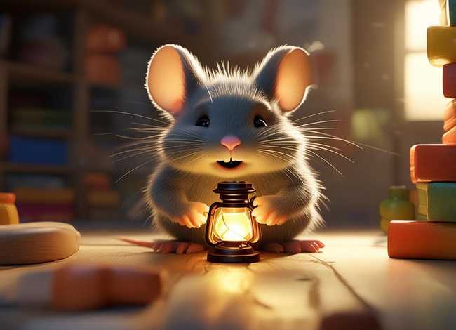 勇敢的小老鼠儿童故事、幼儿故事勇敢的小老鼠