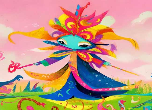 神话人物故事儿童画 - 神话人物儿童简笔画