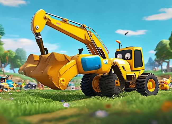 挖土机,动画片，挖土机动画片大全集,超级长