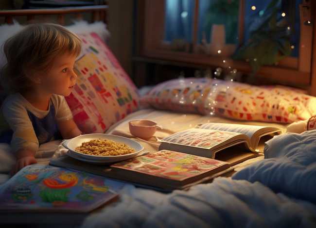 吃饭睡前故事 - 睡前故事吃饭的故事