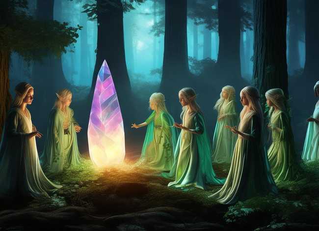 精灵的传说故事；精灵的传说故事梗概