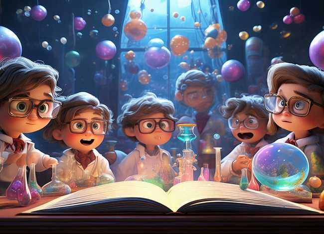 儿童科学魔法实验室文案 - 科学实验室的魔法日常