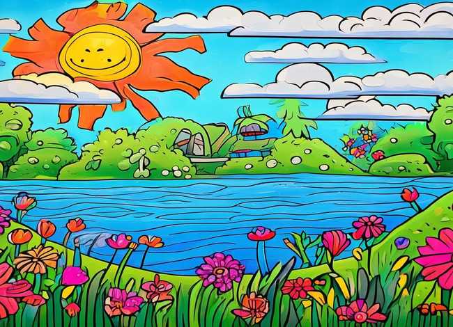 36岁儿童画画大全简单漂亮 - 36岁儿童画画大全简单漂亮图片