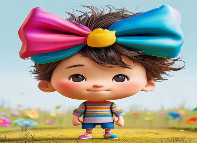 男孩子发型儿童图画，男孩子发型儿童图案