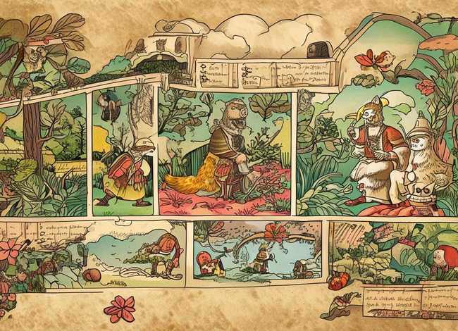 古代寓言故事手绘 古代寓言故事手绘试卷加插图