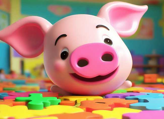 猪猪侠儿童益智拼图、猪猪侠儿童益智拼图人