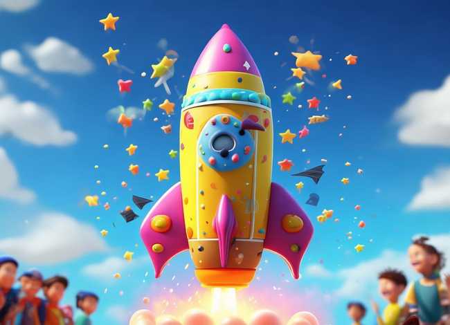 儿童火箭发射视频动画、火箭发射少儿动画