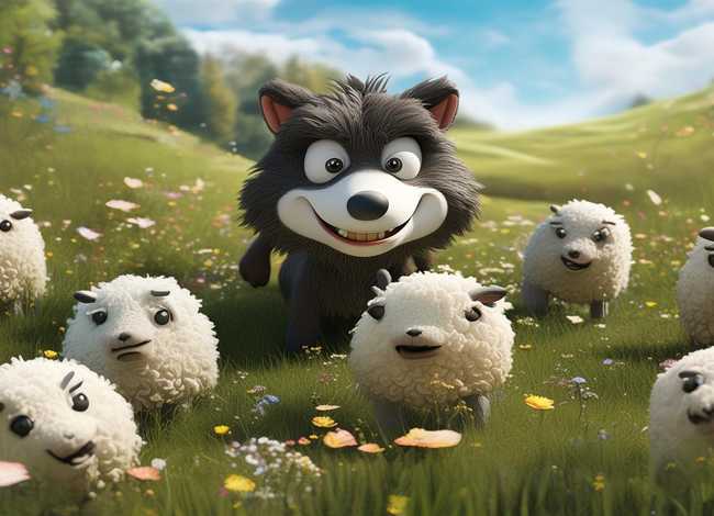 狼和七只小羊儿童故事视频、狼和7只小羊的故事视频