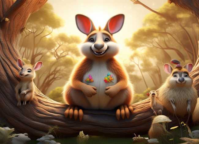 袋鼠讲故事（袋鼠故事书）