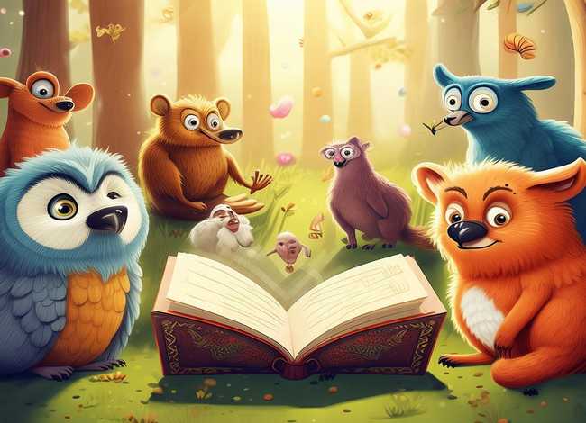 动物的故事绘画，动物的故事绘画二年级下册