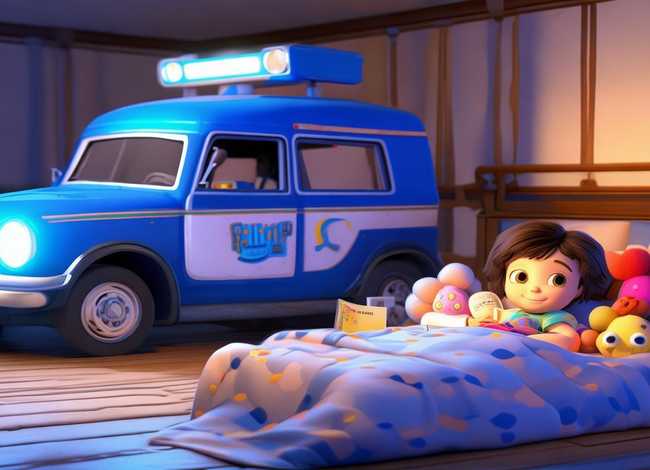 警车故事儿童睡前故事、警车的故事 幼儿睡前