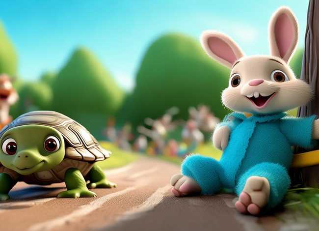 幼儿龟兔赛跑故事视频，幼儿龟兔赛跑故事视频教学
