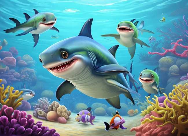 鲨鱼的幼儿故事，关于鲨鱼的幼儿故事