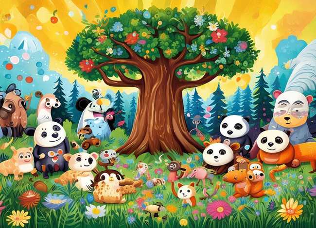 动物世界的儿童故事 动物世界的绘本故事