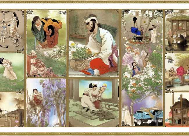 二十四孝故事及图片汇总；二十四孝故事图片大全