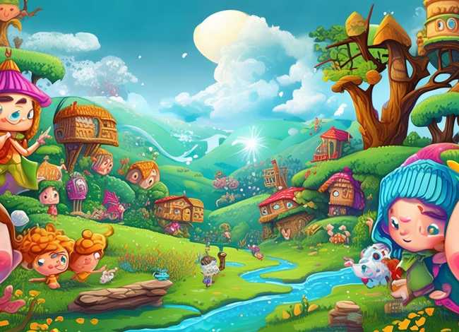 儿童故事ppt图片，儿童故事ppt图片素材