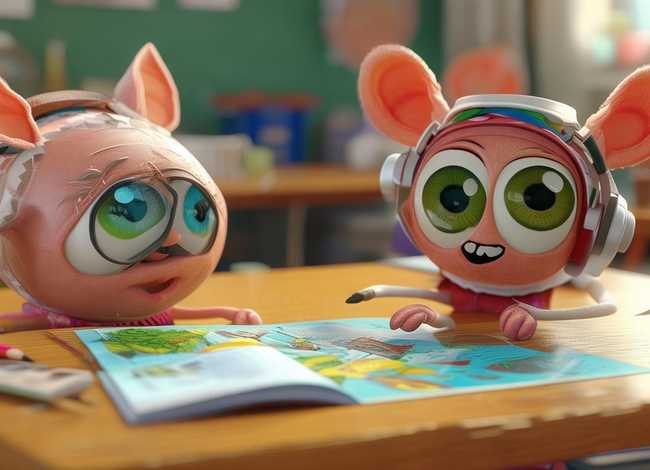 眼睛和耳朵的故事 - 眼睛和耳朵的故事二年级