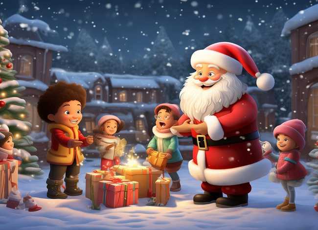 圣诞快乐儿童故事 - 圣诞快乐故事幼儿园