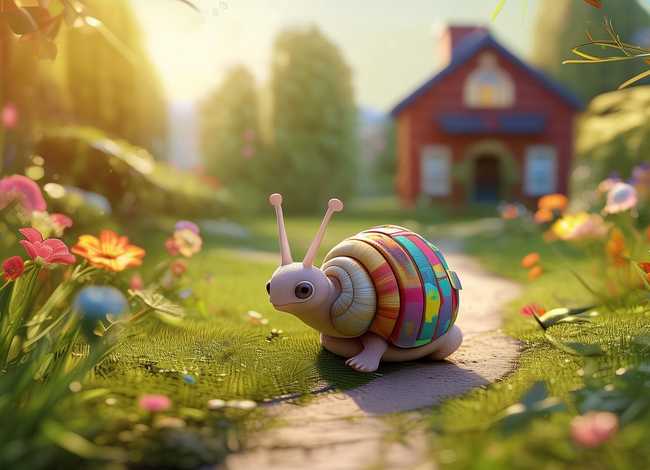 儿童故事小蜗牛上学；小蜗牛上幼儿园的故事