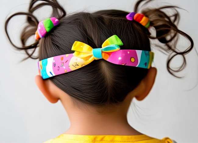 儿童发带怎么编头发，儿童发带怎么编头发好看