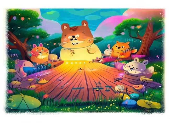 森林音乐主题儿童画 - 森林音乐主题儿童画怎么画