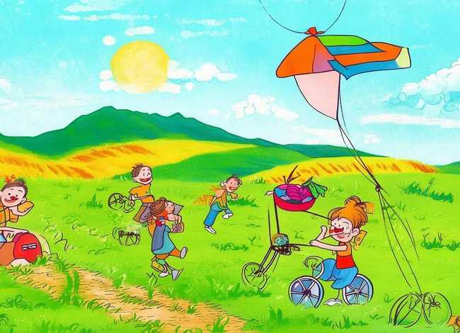 以农村儿童生活为主题的简笔画 - 以农村儿童生活为主题的简笔画图片