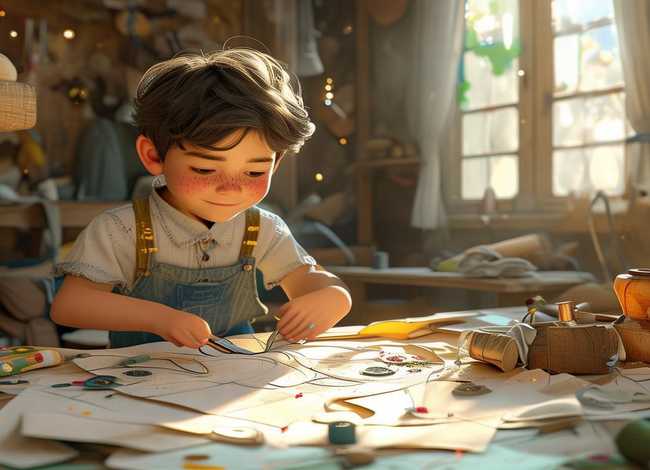 儿童故事裁缝小男孩（故事小裁缝下集）