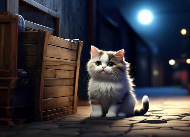 迷路的小花猫儿童故事在线听；迷路的小花猫故事音频